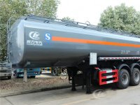 易燃性、腐蝕性物品罐式2軸半掛運輸車